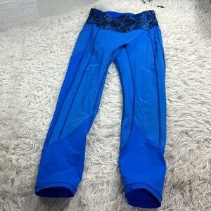 Lululemon All The Right Places Crop Pipe Dream Blue / Mini Ziggy Snake Pipe Drea